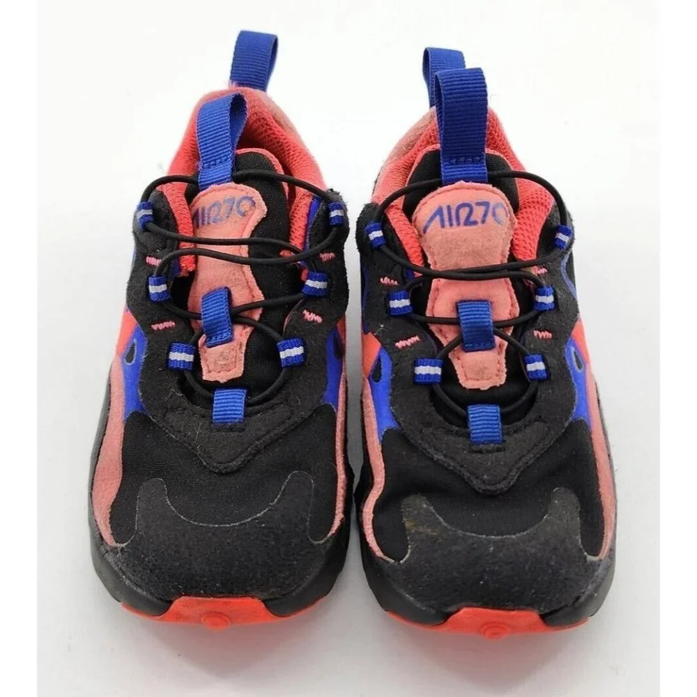 Nike Toddler Air Max 270 React TD Running Shoes CT1584-600 Toddler Kids Size 8C